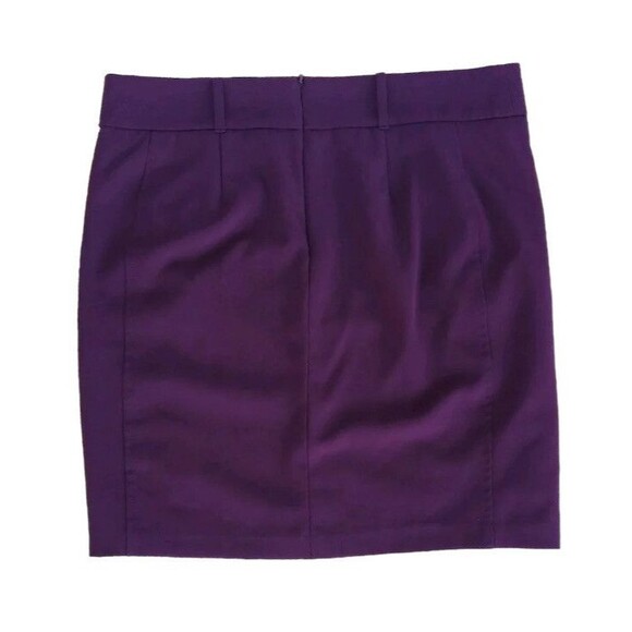 Daisy Fuentes Dresses & Skirts - Vintage Mini Pencil Skirt Women 10 Purple Stretch Pocket Academia Grunge Preppy